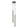 Lámpara colgante PASTELO 2xG9/8W/230V verde