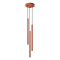 Lámpara colgante PASTELO 3xG9/8W/230V rojo