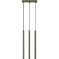 Lámpara colgante PASTELO 3xG9/8W/230V verde