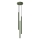 Lámpara colgante PASTELO 3xG9/8W/230V verde