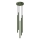 Lámpara colgante PASTELO 5xG9/8W/230V verde