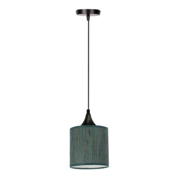 Lámpara colgante PATTI 1xE27/60W/230V diá. 15 cm Verde