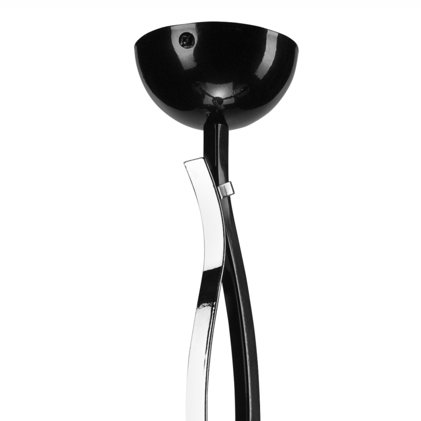 Lámpara colgante PAULA 3xE27/60W/230V negro