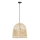 Lámpara colgante PELO 1xE27/40W/230V diá. 40 cm ratán