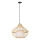 Lámpara colgante PINCHOS 1xE27/40W/230V diá. 40 cm bambú