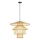 Lámpara colgante PINCHOS 1xE27/40W/230V diá. 50 cm bambú