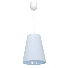 Lámpara colgante PINIO 1xE27/60W/230V azul