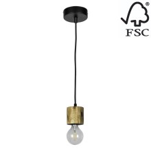 Lámpara colgante PINO 1xE27/60W/230V - Certificado FSC