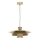 Lámpara colgante PLATO 1xE27/15W/230V beige/dorado