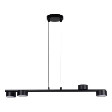 Lámpara colgante PUNTO 4xGX53/12W/230V negro