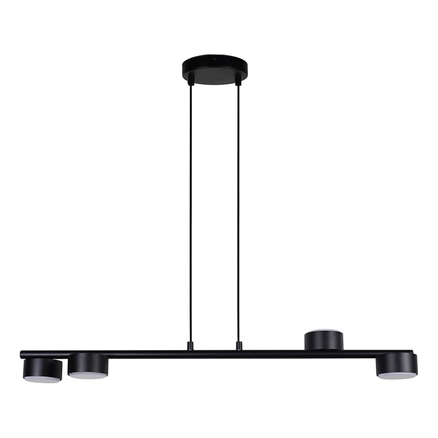 Lámpara colgante PUNTO 4xGX53/12W/230V negro