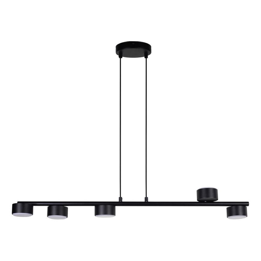 Lámpara colgante PUNTO 5xGX53/12W/230V negro