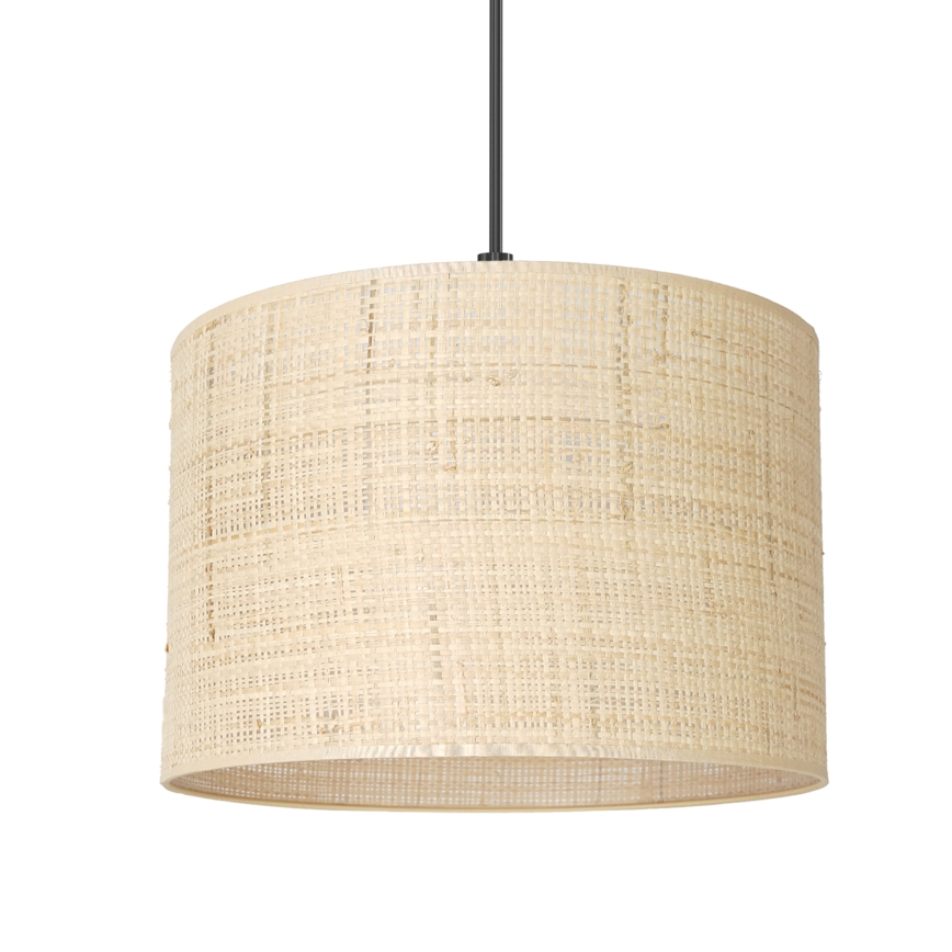 Lámpara colgante RATTAN 1xE27/60W/230V diá. 25 cm ratán