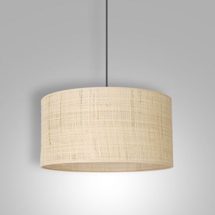 Lámpara colgante RATTAN 1xE27/60W/230V diá. 40 cm ratán