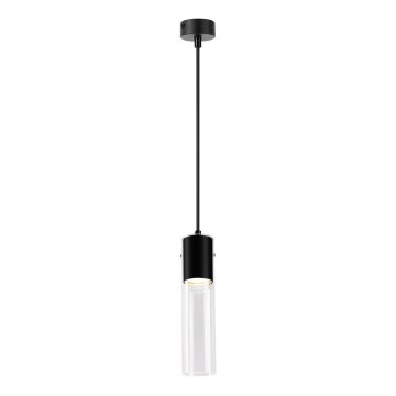 Lámpara colgante RICKY 1xGU10/10W/230V negro