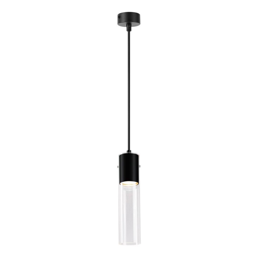 Lámpara colgante RICKY 1xGU10/10W/230V negro