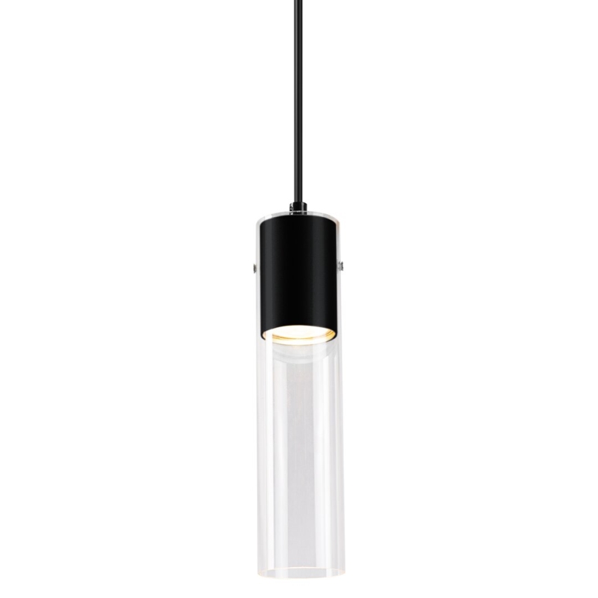Lámpara colgante RICKY 1xGU10/10W/230V negro