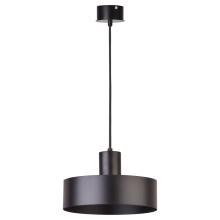Lámpara colgante RIF 1xE27/60W/230V diá. 25 cm negro