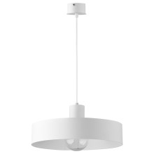 Lámpara colgante RIF 1xE27/60W/230V diá. 35 cm blanco