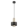 Lámpara colgante RIF LUX 1xGX53/12W/230V diá. 15 cm negro/dorado