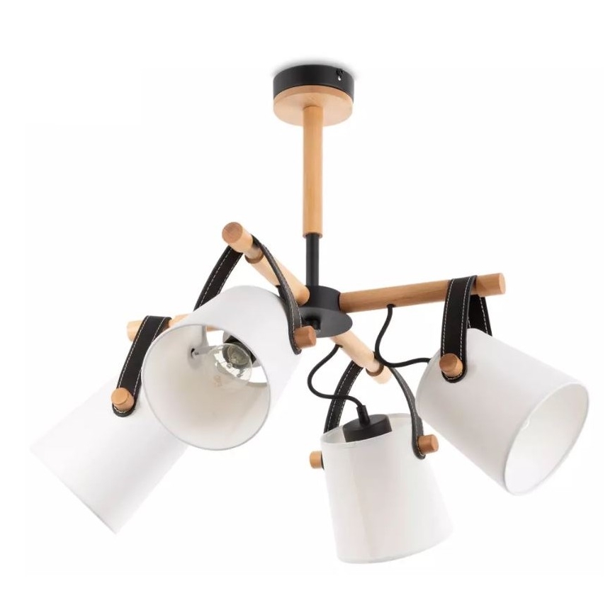 Lámpara colgante RIONI 4xE27/40W/230V