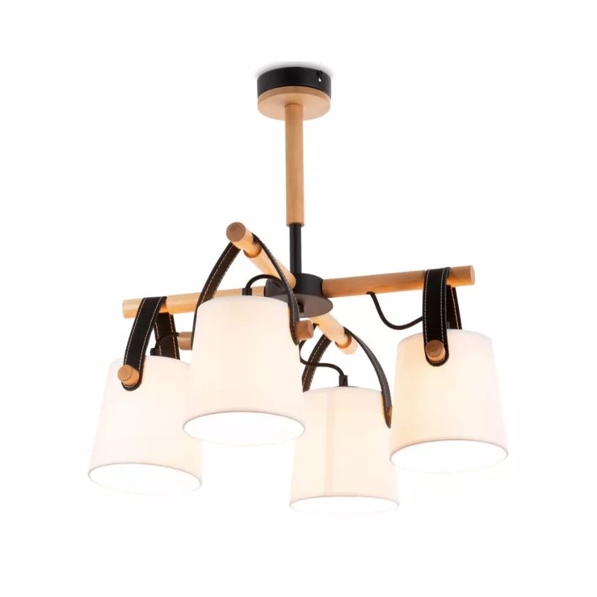 Lámpara colgante RIONI 4xE27/40W/230V