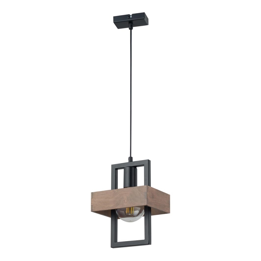 Lámpara colgante ROBIN 1xE27/60W/230V madera