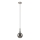 Lámpara colgante ROLLO 1xE14/5W/230V cromo mate/ahumado