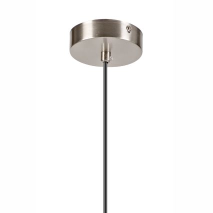 Lámpara colgante ROLLO 1xE14/5W/230V cromo mate/ahumado