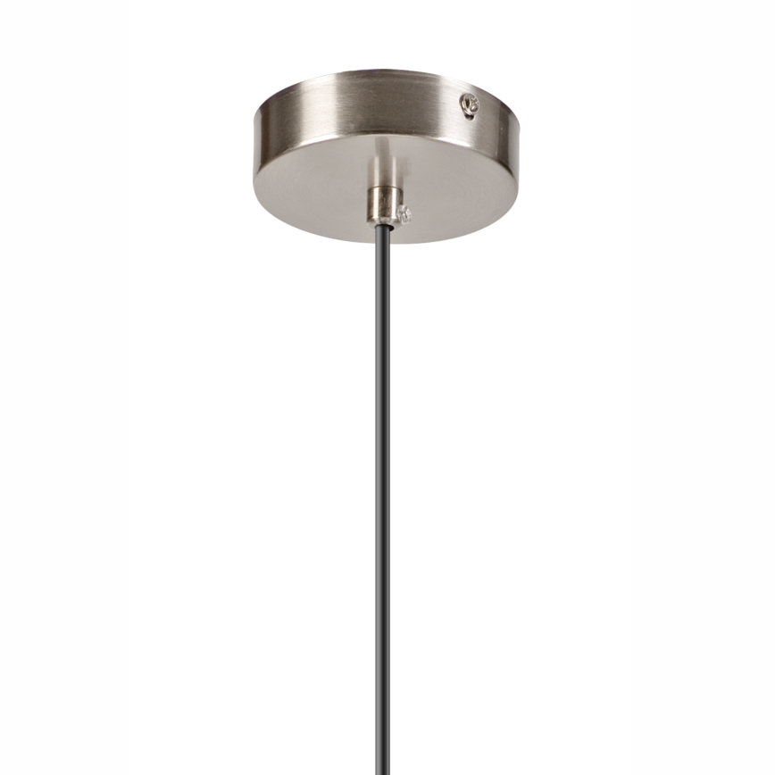 Lámpara colgante ROLLO 1xE14/5W/230V cromo mate/ahumado