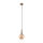 Lámpara colgante ROLLO 1xG9/5W/230V dorado/beige ahumado