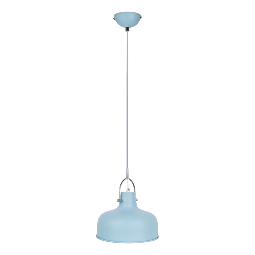 Lámpara colgante ROMI 1xE27/40W/230V azul