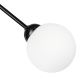 Lámpara colgante RUBBY BALL 6xG9/5W/230V negro