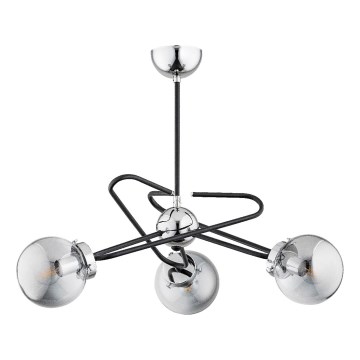Lámpara colgante SAGITO 3xE14/10W/230V cromo brillante