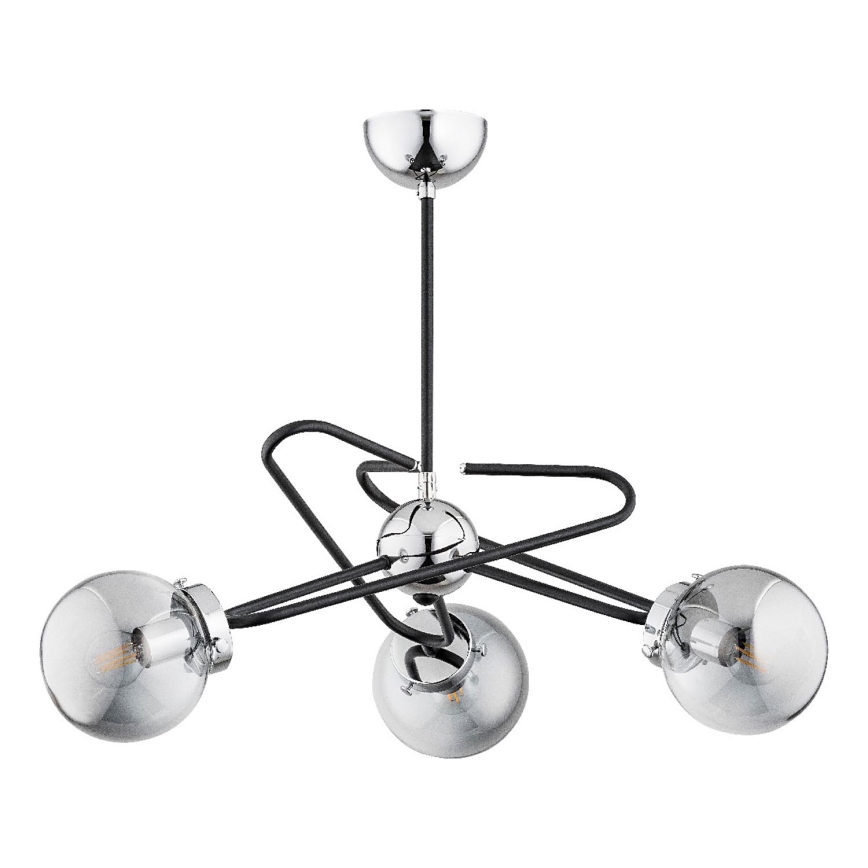 Lámpara colgante SAGITO 3xE14/10W/230V cromo brillante