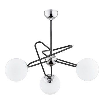 Lámpara colgante SAGITO 3xE14/10W/230V cromo