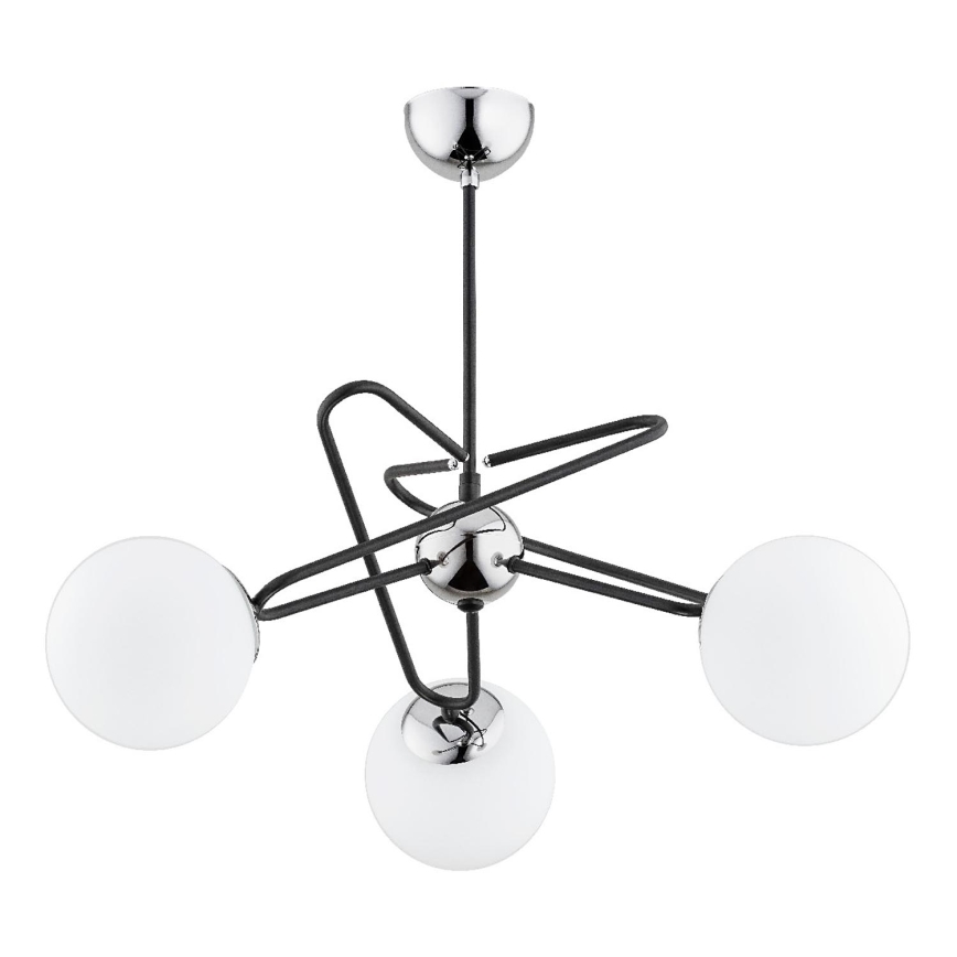 Lámpara colgante SAGITO 3xE14/10W/230V cromo