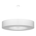 Lámpara colgante SATURNO 8xE27/60W/230V diámetro 90 cm blanco