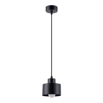 Lámpara colgante SAVAR 1xE27/60W/230V negro