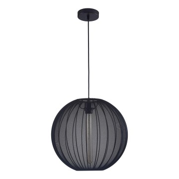 Lámpara colgante SENSAI 1xE27/20W/230V diá. 40 cm negro
