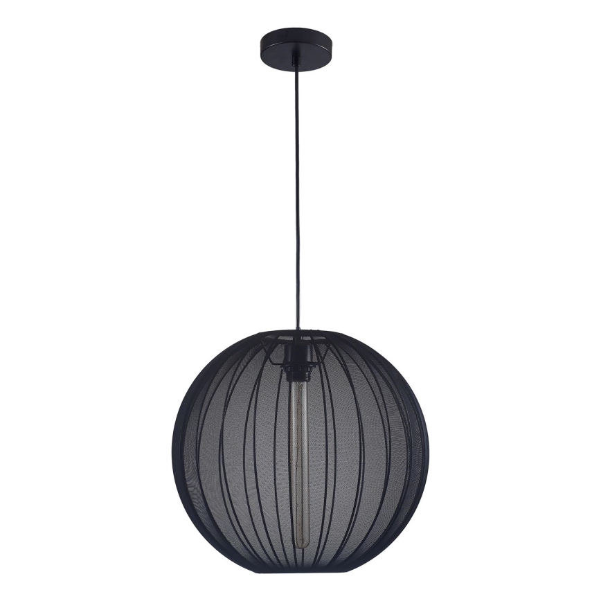 Lámpara colgante SENSAI 1xE27/20W/230V diá. 40 cm negro