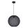Lámpara colgante SENSAI 1xE27/20W/230V diá. 40 cm negro
