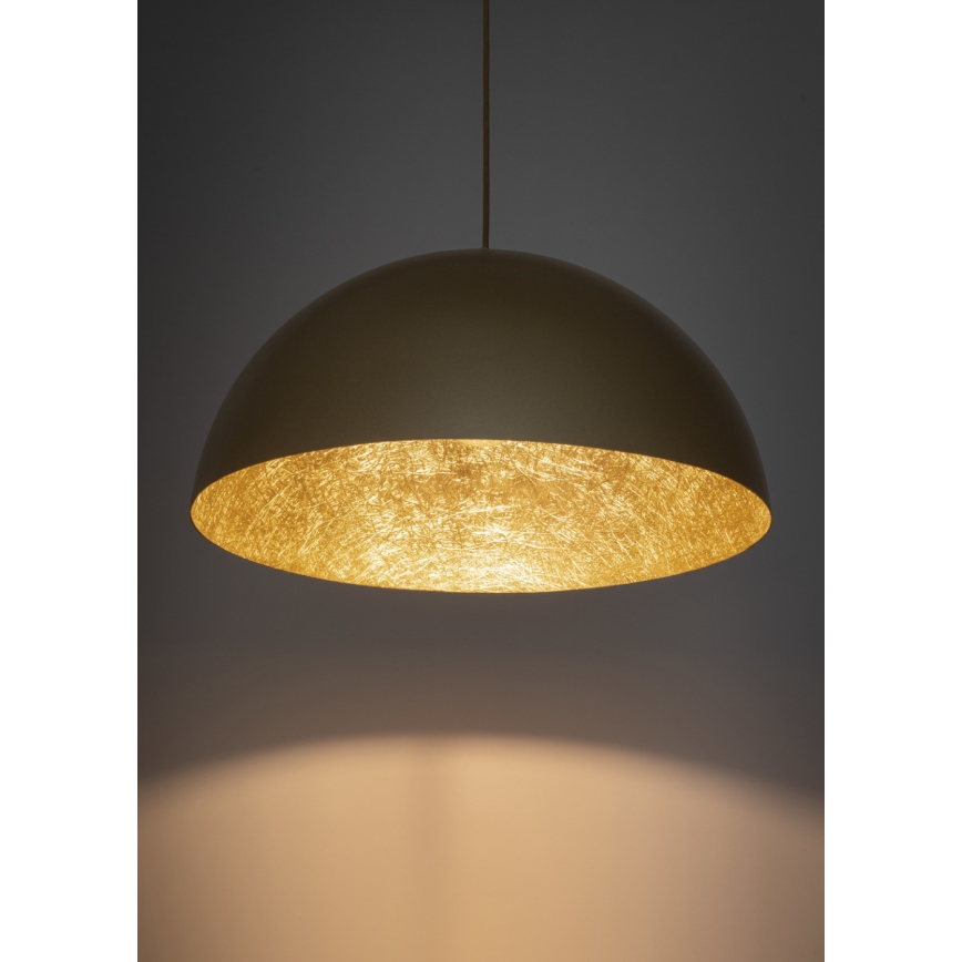Lámpara colgante SFERA 1xE27/60W/230V diá. 35 cm dorado
