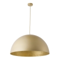 Lámpara colgante SFERA 1xE27/60W/230V diá. 50 cm dorado