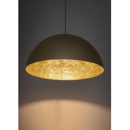 Lámpara colgante SFERA 1xE27/60W/230V diá. 70 cm dorado