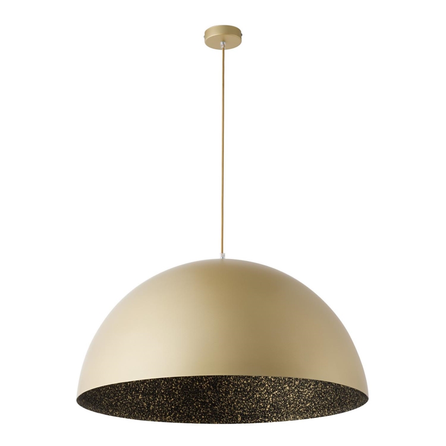 Lámpara colgante SFERA 1xE27/60W/230V diá. 70 cm dorado/negro