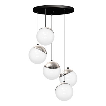 Lámpara colgante SFERA 5xE14/40W/230V