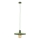 Lámpara colgante SILA 1xE27/15W/230V diá. 30 cm verde