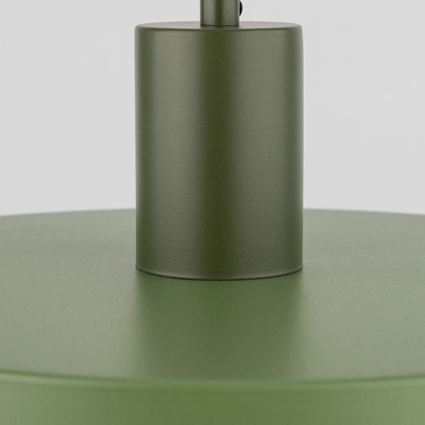 Lámpara colgante SILA 1xE27/15W/230V diá. 30 cm verde