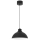 Lámpara colgante SINGLE 1xE27/60W/230V diá. 30 cm negro/blanco